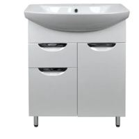 Комплект Тумба Стиль 70/1 (700*850*315) с раковиной Балтика 70 (Сантек) (2 места)